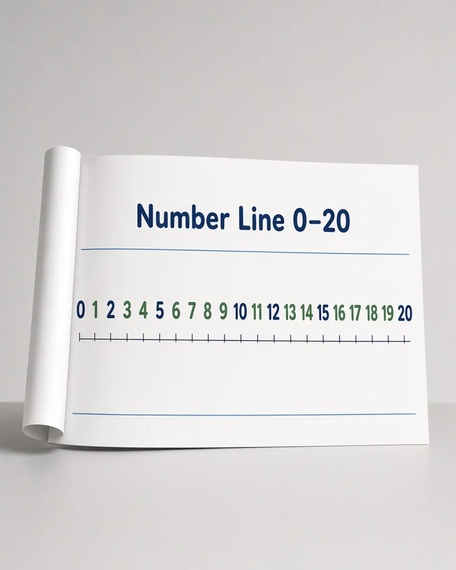 NumberLine Flip Chart 0-20