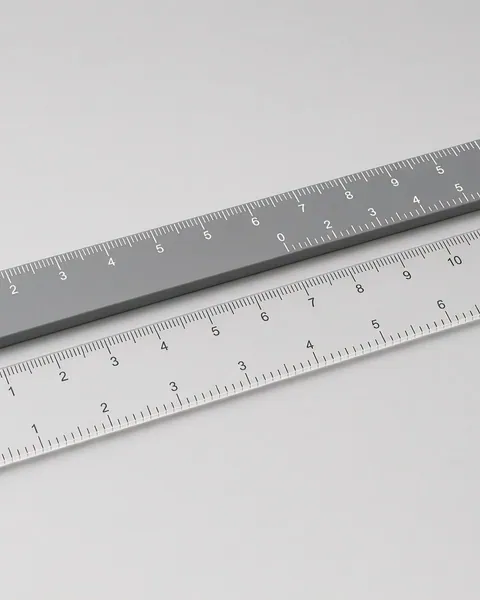 RulerTrack Dual Scale 12-inch Ruler Set