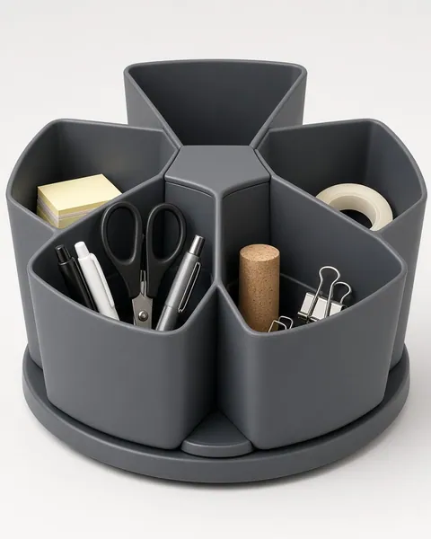 SupplyCaddy Rotating 5-Compartment